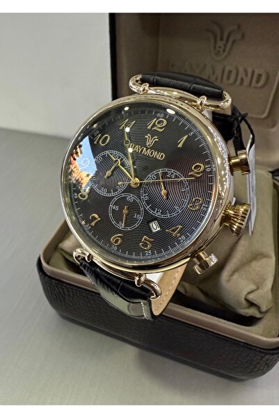 Raymond Leather Men's Wristwatch