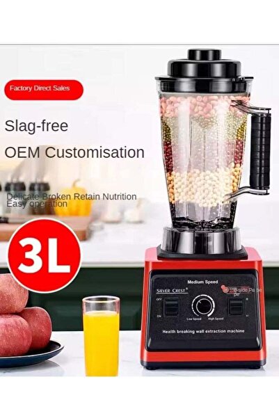 Silver Crest SC-9880 Blender 3L Dual Cup 8000W