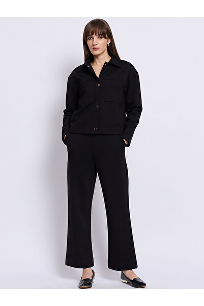 Femmella By Styli Women Black Relaxed Fit Jacket