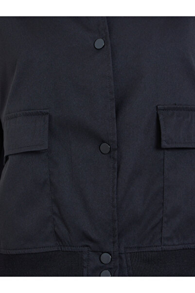 Styli Regular Fit Regular Length Plain Bomber Jacket