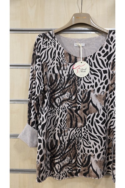 Park Moda Thin Sweater Safari Pattern