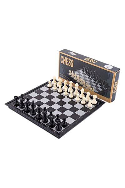 OEM Foldable magnetic chess set, 33x33cm, white and black