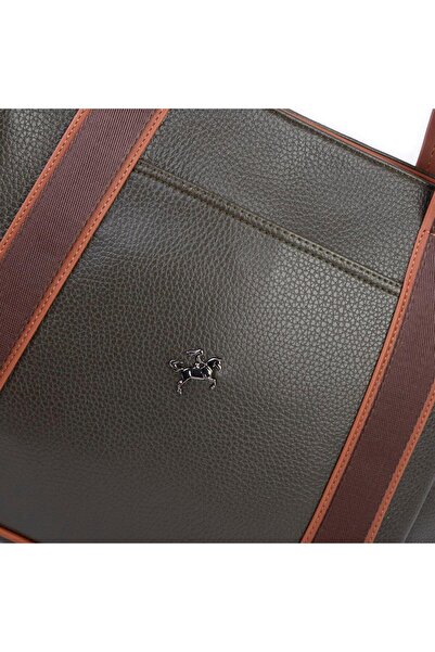 Nas Bag Women's Extra Large Shoulder Bag and Sports Bag (46X36 cm) Khaki Tan Brown Lopez