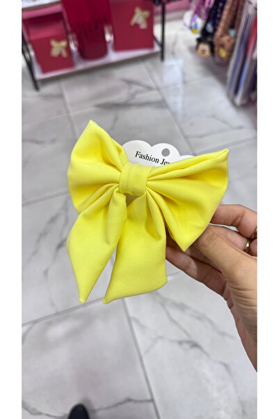 iky aksesuar Κίτρινη Κορδέλα-Πόρπη