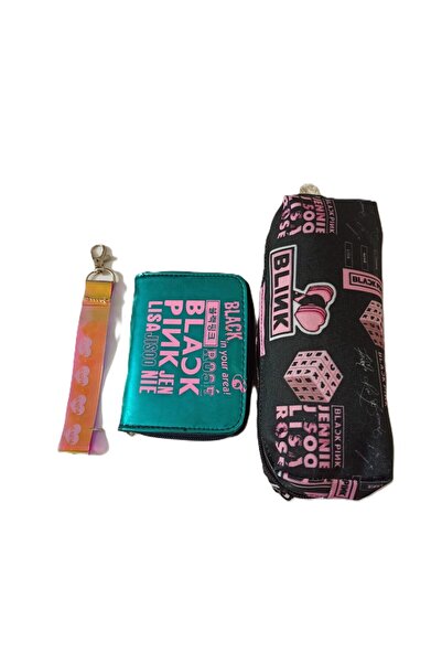 Alanç Gift Novogodišnji specijalni poklon set, Black Pink Štampano držač za o...