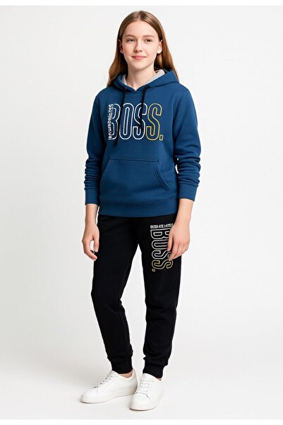 STITCH by MH Girls' Athleisure Hoodie & Joggers Tracksuit Set