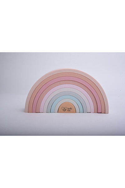 Pitikot Pitikot® Rainbow Stacking Toy Made of Non-Toxic Silicone, for Babies, 10Pcs