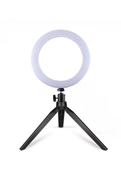 Cosmeticos Inel luminos | LED | diametru 15 cm | USB | 3 moduri de iluminare