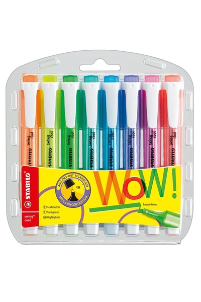 Stabilo Textmarker Swing Cool 8 culori/blister