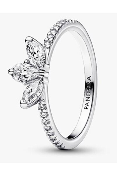 Pandora Shiny ring with herbarium group Zirconium in 925 Silver - 54