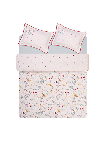 Puffy Avila Single Ranforce Duvet Cover Set - White