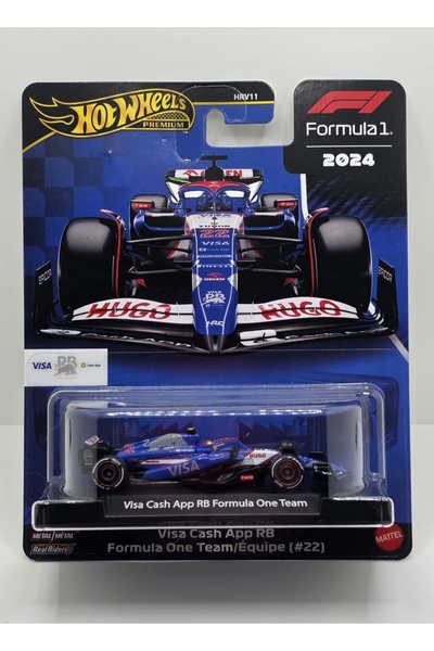 HOT WHEELS Premium Visa Cash App RB Formula 1 Team #22 Yarış Arabası Koleksiy...