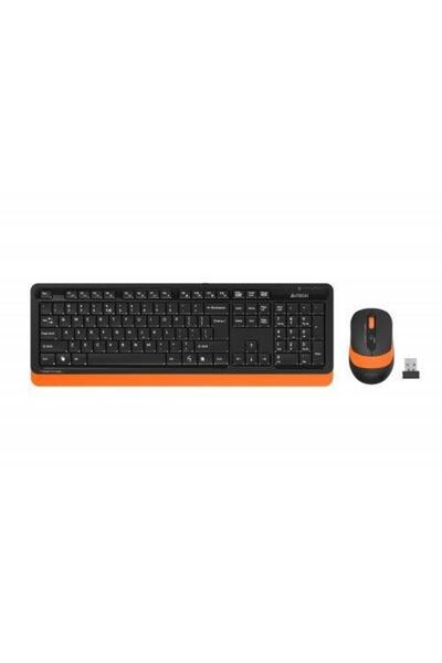 A4 Tech FG1010 TURUNCU Q MM 2.4G KABLOSUZ KLAVYE MOUSE SET