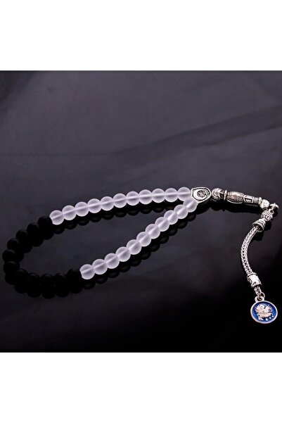 nolva MTXDPN Mărgele de rugăciune din piatră naturală de cuarț Onix (155711) ...