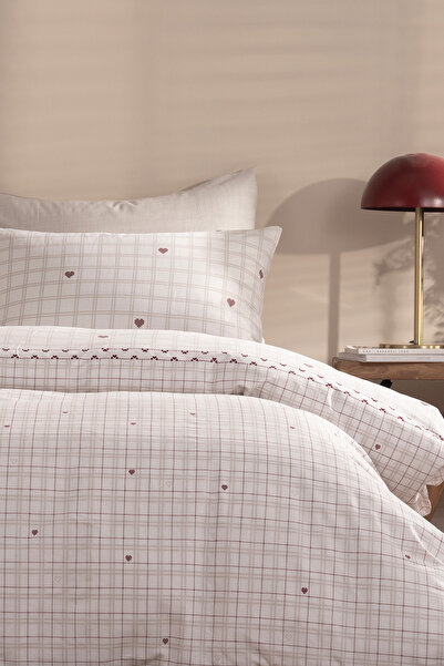 Puffy Eftelya Single Polycotton Duvet Cover Set - Beige