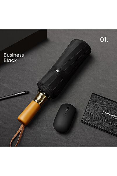 Toptancı Amca 12 Telli Premium Ahşap Şemsiye Su itici Kumaş Çift Kırılmaz Esn...