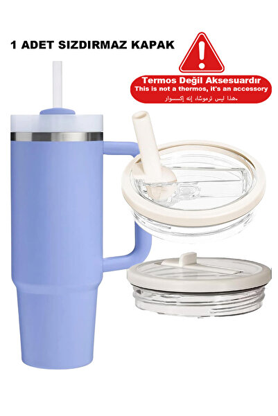 Kelira Quencher Pipetli Termos 1,18 L Uyumlu Sızdırmaz Kapak - Sadece 1.18L - 1.2L Uyumlu