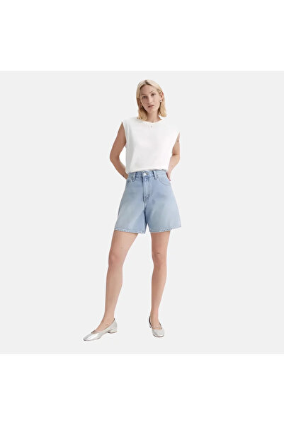 Levi's Γυναικείο σορτς με ψηλόμεσο φαρδύ τελείωμα