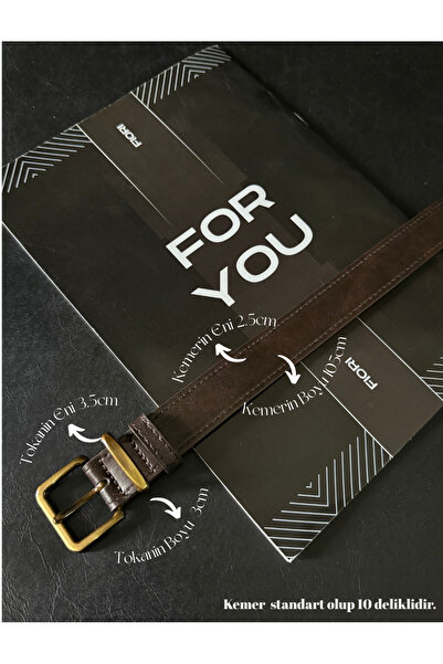 Fiori Ancient Square Buckle Bridged Women's Belt, Trouser Belt, Coat Belt, Dress Belt