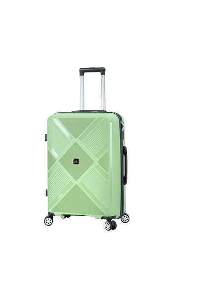 Madisson Cărucior mediu SW53103, 66x45x25 cm, 100% polipropilenă, încuietoare, 4 roți 360°, verde