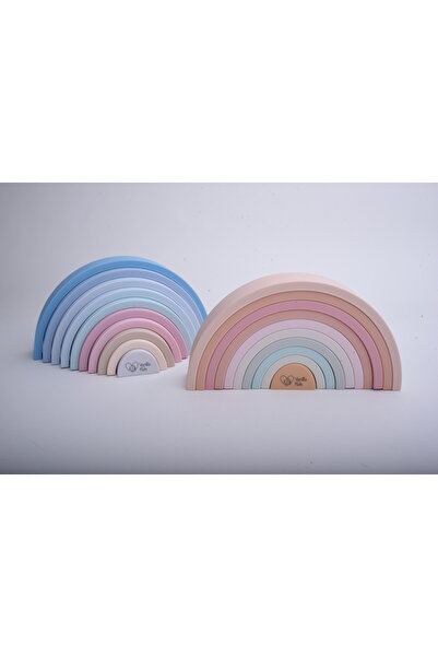 Pitikot Pitikot® Rainbow Stacking Toy Made of Non-Toxic Silicone, for Babies, 10Pcs