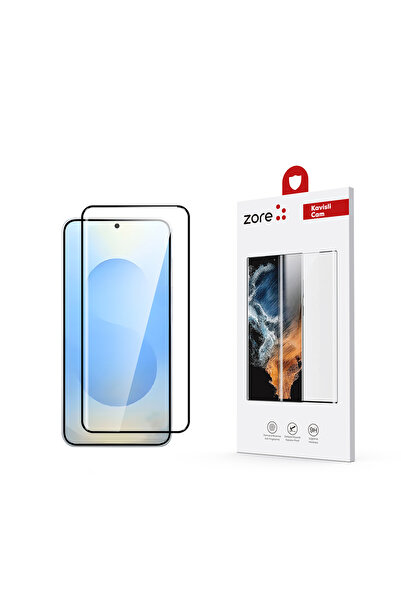 zore واقي شاشة زجاجي لهاتف جالاكسي S25 MRSA - أسود