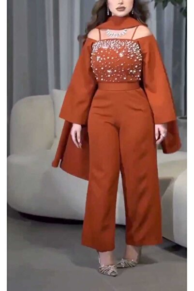 Genrics SHAID FASHION Barbie jumpsuit with elegant embroidery on the fabric