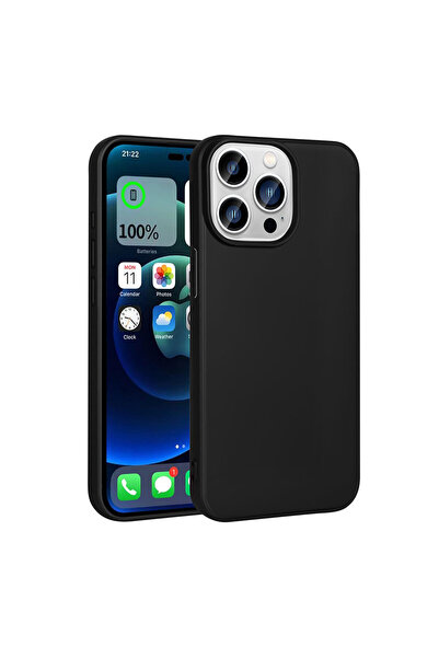 iPhone 15 Pro Uyumlu MRSA Premier Silikon Kılıf-Siyah