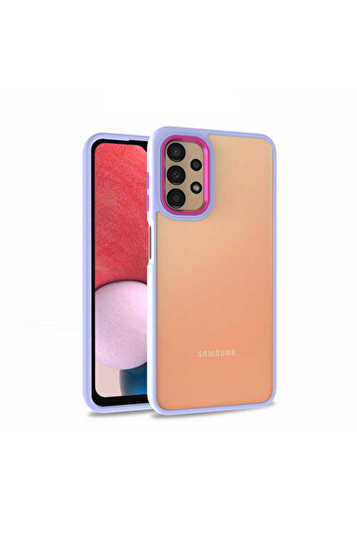 zore غطاء حماية لهاتف جالاكسي A53 5G من MRSA فلورا - أرجواني