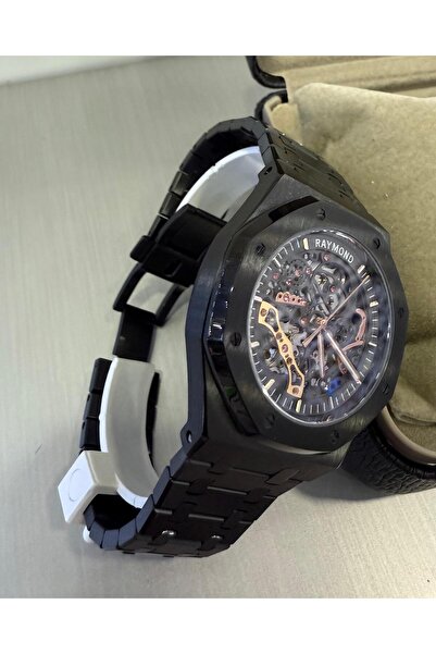 Raymond Black Dial Automatic Wristwatch
