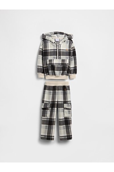 GAP Erkek Bebek Gri Sweatshirt Outfit Set