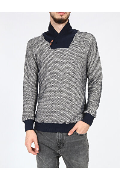 Evendi Bluza, Bleumarin/Alb