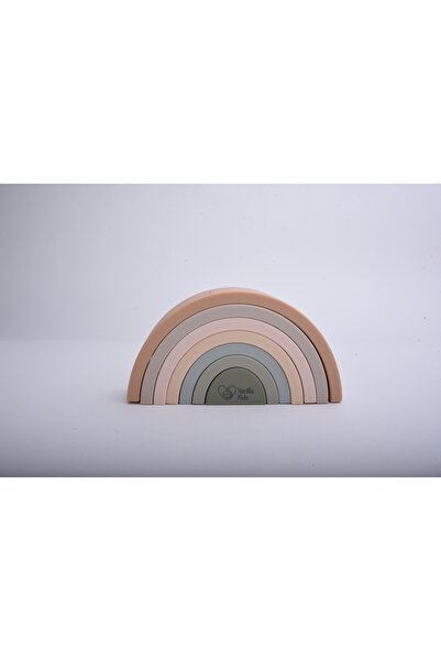 Pitikot Pitikot® Stacking Toy – Rainbow Made of Non-Toxic Silicone, for Babies