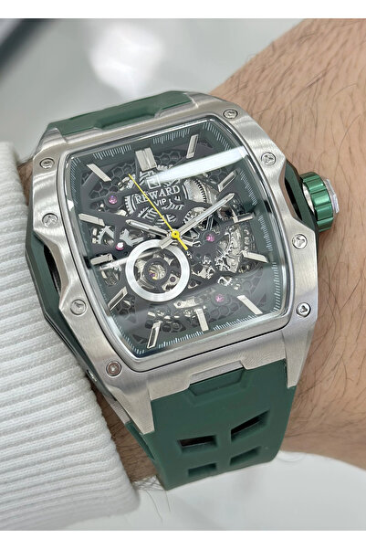 Reward Silikon Kordon Otomatik Erkek Kol Saati Su Geçirmez 2 Yıl Garantili