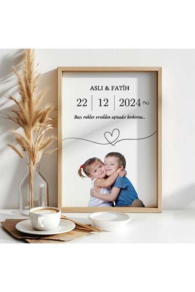 CKA Tasarım Kişiye Özel Tasarım Çocukluk Birleştirme Tablosu, Sevgiliye Hediye