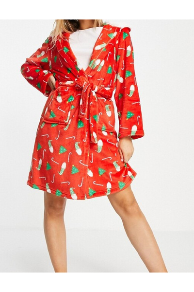 Loungeable Bathrobe, Red