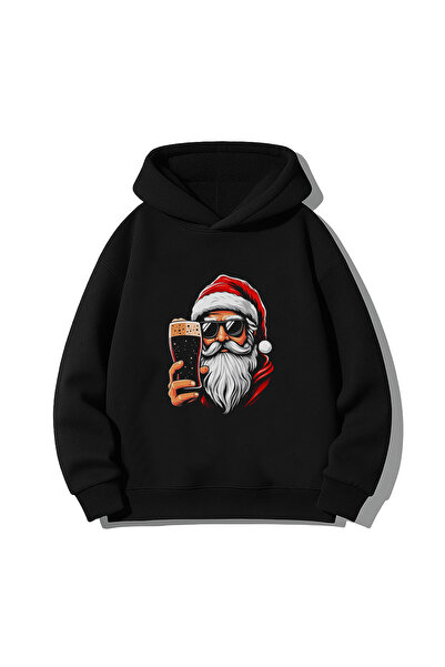 MODA 2026 السنة الجديدة سانتا كلوز رأس السنة الجديدة عيد الميلاد مطبوع سترة ب...