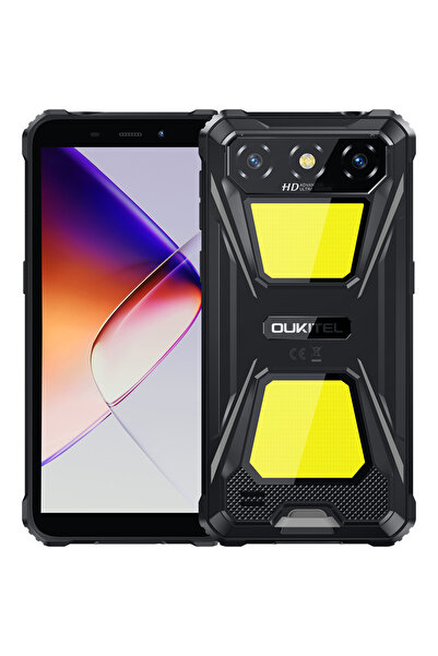 oukitel G5 Compact Rugged, 16GB RAM/64GB, 6.0-inch HD, 13MP, Flashlight SOS, IP68/IP69K, Android 14, Black