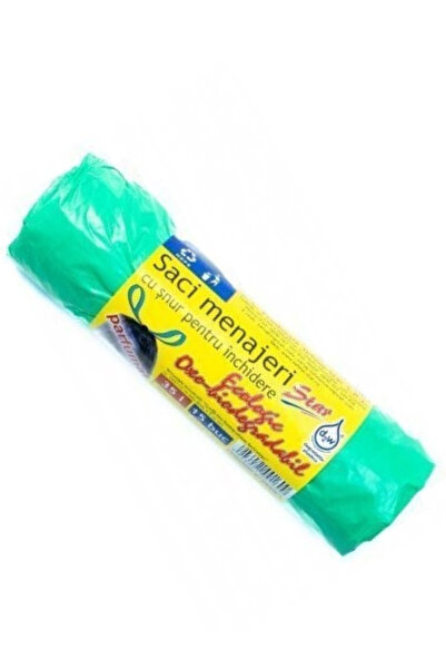 OEM Saci Menajeri cu Snur 35L Verzi