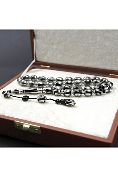 HÜNERTAŞ Beyzi Kesim 16'lı Nakkaş İmame Oltu Taşı Tespih