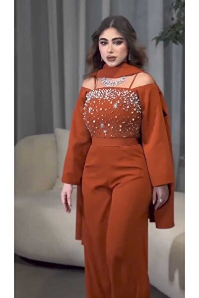 Genrics SHAID FASHION Barbie jumpsuit with elegant embroidery on the fabric