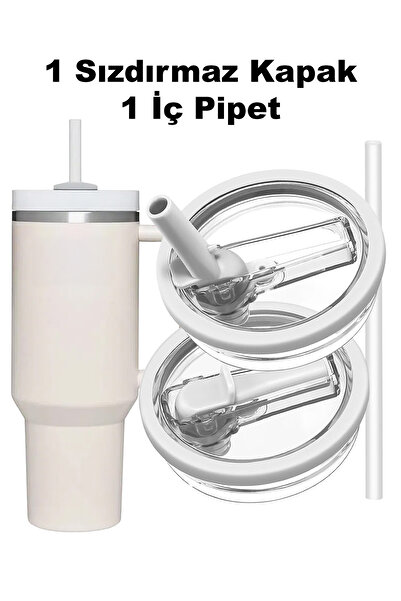 Kelira Quencher Thermos with Straw 1.18 L Compatible Leakproof Lid - Only Compatible with 1.18L - 1.2L