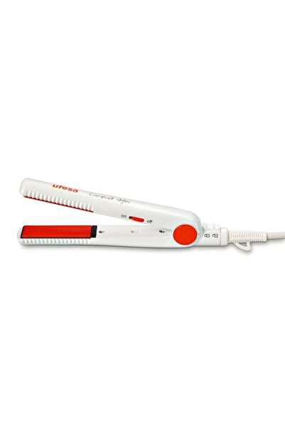 Ufesa Hair straightener PP5100, 15 W, Ceramic plates, White