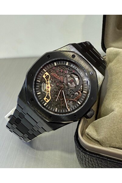 Raymond Black Dial Automatic Wristwatch