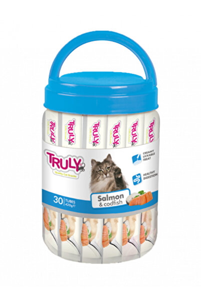 TRULY Creamy treats for cats, Truly, salmon and cod, 420 g, 30 pieces