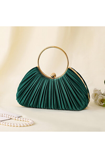 Just Pretty Corner حقائب كلاتش سهرة فاخرة من الساتان للنساء