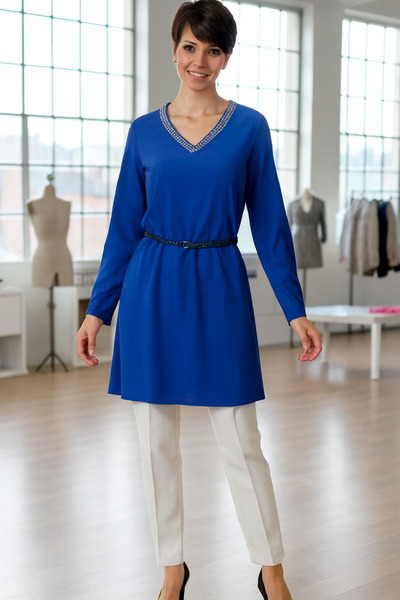 dml giyim Metal Printed Tunic