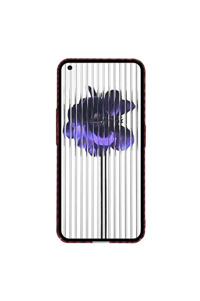 SKYDDAR INNOVATION Case for Nothing Phone (1), carbon texture, Carbonite FiberShell, sticker set, Red