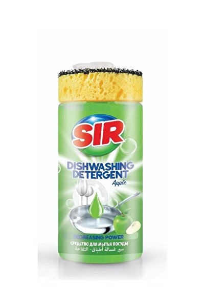 Deep Fresh Sir Apple dishwashing detergent with sponge - 1000 ml
