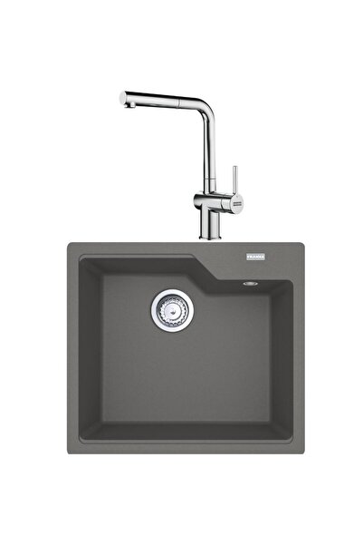 Franke UBG 610-56 Granit Stone Grey Evye, ACTIVE PLUS DOCCIA 2.0 Spiralli, Kr...